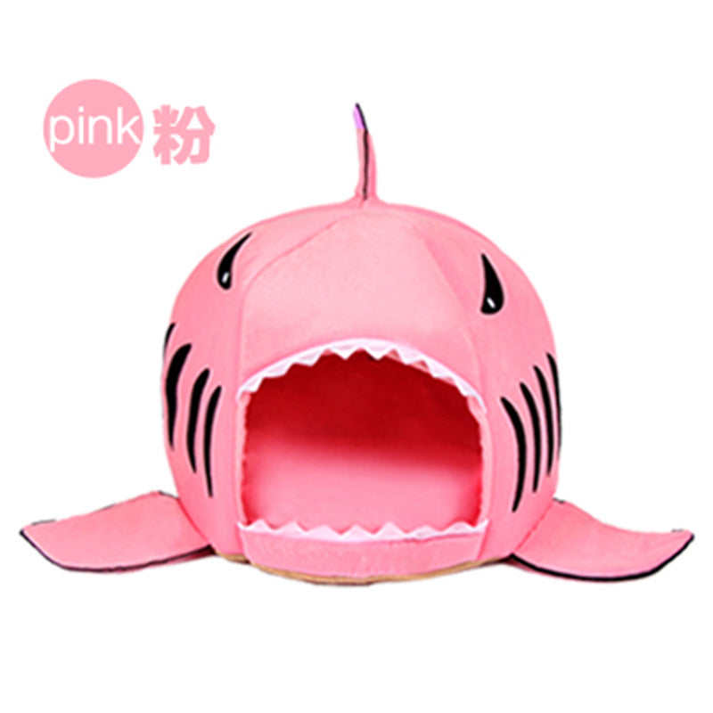 Shark Pet Bed for Dogs & Cats