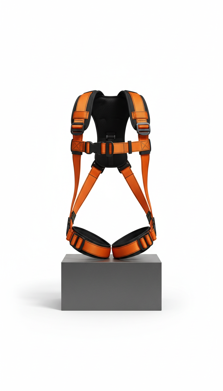 Impact Harness—Fire Orange and True Black
