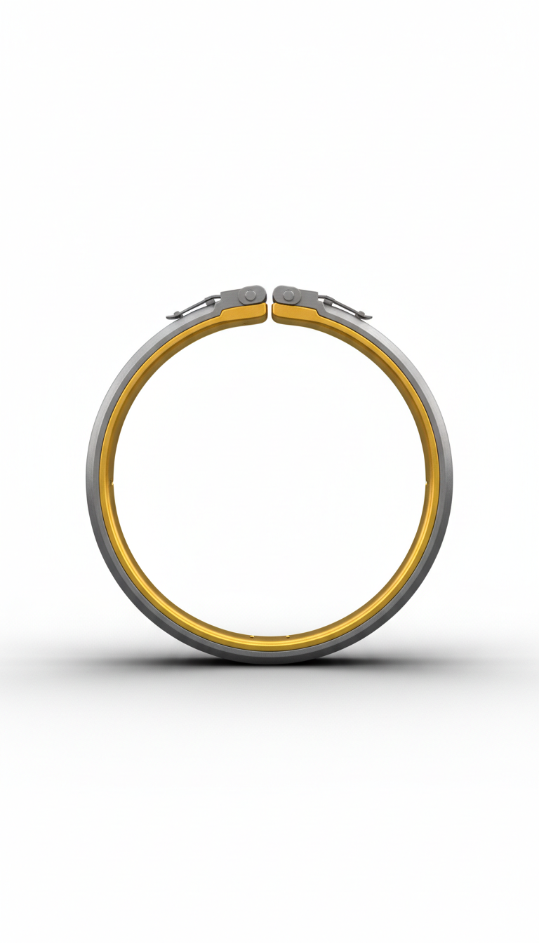Action Collar—Flash Gold and Steel Gray