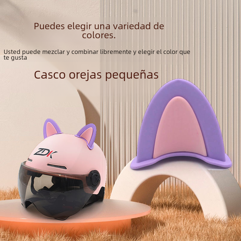 Mahaer Cool Helmet Accessories with Cat Ears Antenna